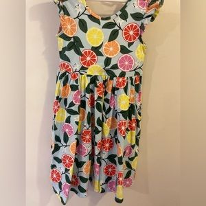 Citrus dress with pockets